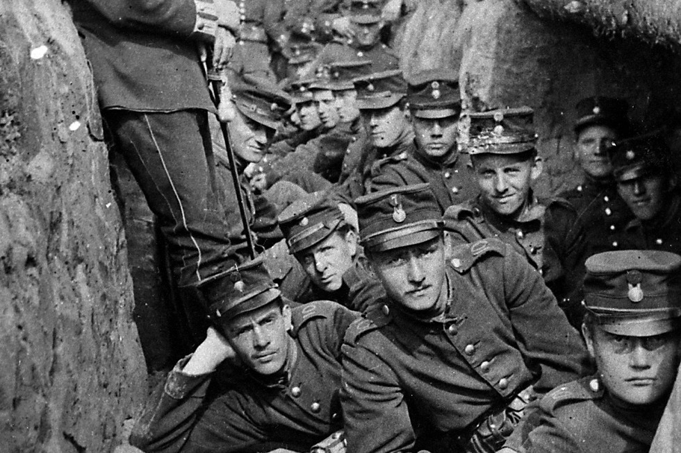 Soldater i skyttegraven